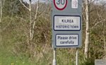 Road sign for Kilrea